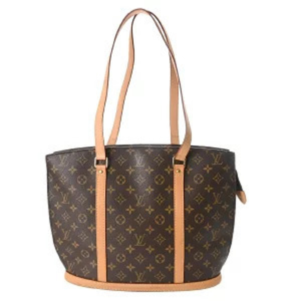 Louis Vuitton Monogram Babylon Canvas Tote Bag Brown